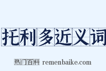 托利多近义词是什么意思的图片